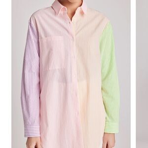 English Factory Pastel Striped Men's Shirt